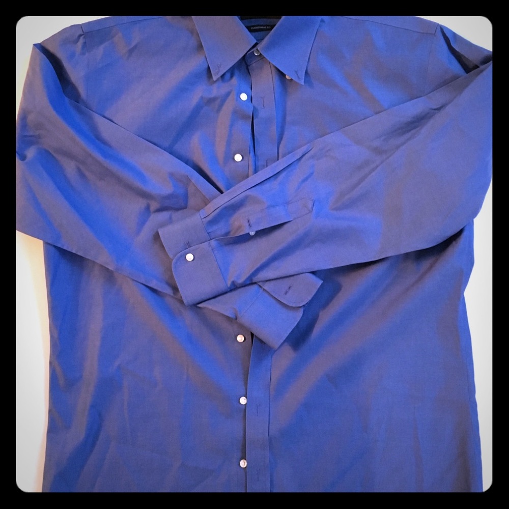 16/34 L MENS Traditional fit Nordstrom button down